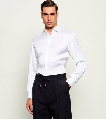 HUGO - Koszula męska elegancka ze sklepu: Gomez Fashion Store w kategorii: Koszule męskie - zdjęcie 874714-BD9-10338_BU264M000036199