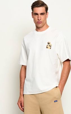 T-shirt męski na lato HUGO ze sklepu: Gomez Fashion Store w kategorii: T-shirty męskie - zdjęcie 874714-BD9-10338_BU264M000078102