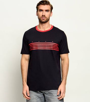 T-shirt męski na lato HUGO ze sklepu: Gomez Fashion Store w kategorii: T-shirty męskie - zdjęcie 874714-BD9-10338_BU264M000079001