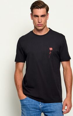 HUGO - T-shirt męski na lato ze sklepu: Gomez Fashion Store w kategorii: T-shirty męskie - zdjęcie 874714-BD9-10338_BU264M000089001
