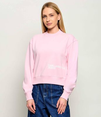 Bluza damska w stylu młodzieżowym Karl Lagerfeld Jeans ze sklepu: Gomez Fashion Store w kategorii: Bluzy damskie - zdjęcie 874714-BD9-10338_KJ262W000011095