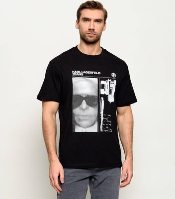 T-shirt męski wiosenny Karl Lagerfeld Jeans ze sklepu: Gomez Fashion Store w kategorii: T-shirty męskie - zdjęcie 874714-BD9-10338_KJ262M000008002