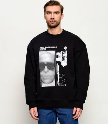 Karl Lagerfeld Jeans - Bluza męska zimowa ze sklepu: Gomez Fashion Store w kategorii: Bluzy męskie - zdjęcie 874714-BD9-10338_KJ262M000009002