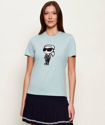 Bluzka damska elegancka Karl Lagerfeld ze sklepu: Gomez Fashion Store w kategorii: Bluzki damskie - zdjęcie 874714-BD9-10338_KL262W000092E53
