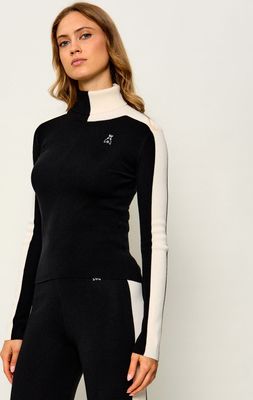 Patrizia Pepe - Sweter damski sportowy ze sklepu: Gomez Fashion Store w kategorii: Swetry damskie - zdjęcie 874714-BD9-10338_PK264W000022736