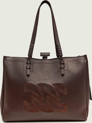 Casadei - Shopper bag bez wzorów ze sklepu: Gomez Fashion Store w kategorii: Torby Shopper bag - zdjęcie 874714-BD9-10338_CD264W000001056
