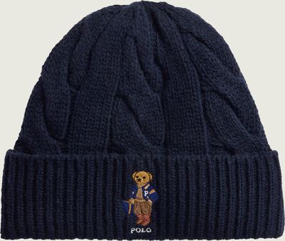 Czapka zimowa damska na jesień Polo Ralph Lauren ze sklepu: Gomez Fashion Store w kategorii: Czapki zimowe damskie - zdjęcie 874714-BD9-10338_PR264W000044B93