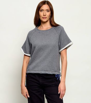 Bluzka damska sportowa bez wzorów Rag&Bone ze sklepu: Gomez Fashion Store w kategorii: Bluzki damskie - zdjęcie 874714-BD9-10338_RG264W000008013
