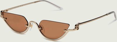 Okulary przeciwsłoneczne damskie Gucci ze sklepu: Gomez Fashion Store w kategorii: Okulary przeciwsłoneczne damskie - zdjęcie 874714-BD9-10338_GC262W000001002