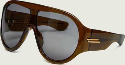 Okulary przeciwsłoneczne damskie Bottega Veneta ze sklepu: Gomez Fashion Store w kategorii: Okulary przeciwsłoneczne damskie - zdjęcie 874714-BD9-10338_BV262U000003006