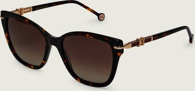 Carolina Herrera - Okulary przeciwsłoneczne damskie na lato ze sklepu: Gomez Fashion Store w kategorii: Okulary przeciwsłoneczne damskie - zdjęcie 874714-BD9-10338_HR262W000008001
