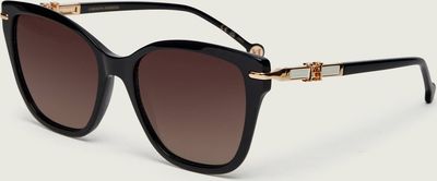 Okulary przeciwsłoneczne damskie na lato Carolina Herrera ze sklepu: Gomez Fashion Store w kategorii: Okulary przeciwsłoneczne damskie - zdjęcie 874714-BD9-10338_HR262W000008013