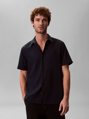 Koszula męska na lato Calvin Klein ze sklepu: Gomez Fashion Store w kategorii: Koszule męskie - zdjęcie 874714-BD9-10338_CK262M000010227