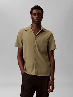 Koszula męska na lato Calvin Klein ze sklepu: Gomez Fashion Store w kategorii: Koszule męskie - zdjęcie 874714-BD9-10338_CK262M000010638