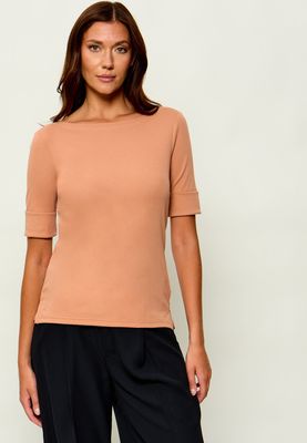 Bluzka damska casual na wiosnę LAUREN RALPH LAUREN ze sklepu: Gomez Fashion Store w kategorii: Bluzki damskie - zdjęcie 874714-BD9-10338_RL264W00005310Q