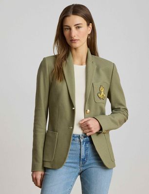 Marynarka na wiosnę LAUREN RALPH LAUREN ze sklepu: Gomez Fashion Store w kategorii: Marynarki damskie - zdjęcie 874714-BD9-10338_RL264W00005412Q