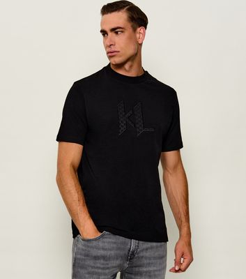 T-shirt męski elegancki Karl Lagerfeld ze sklepu: Gomez Fashion Store w kategorii: T-shirty męskie - zdjęcie 874714-BD9-10338_KL265M000036990