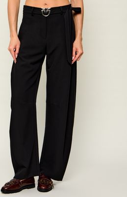 Spodnie damskie eleganckie Pinko ze sklepu: Gomez Fashion Store w kategorii: Spodnie damskie - zdjęcie 874714-BD9-10338_PI264W000087099