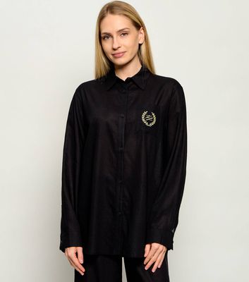 Koszula damska casual Karl Lagerfeld Jeans ze sklepu: Gomez Fashion Store w kategorii: Koszule damskie - zdjęcie 874714-BD9-10338_KJ262W000029002