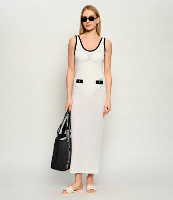 Sukienka wiosenna Karl Lagerfeld Jeans ze sklepu: Gomez Fashion Store w kategorii: Sukienki - zdjęcie 874714-BD9-10338_KJ262W000060067