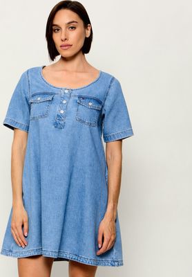 Sukienka na wiosnę Tommy Jeans ze sklepu: Gomez Fashion Store w kategorii: Sukienki - zdjęcie 874714-BD9-10338_TM264W000020D77