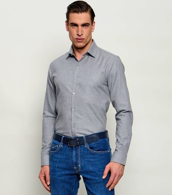 Koszula męska na zimę Calvin Klein ze sklepu: Gomez Fashion Store w kategorii: Koszule męskie - zdjęcie 874714-BD9-10338_CK264M000028Z05