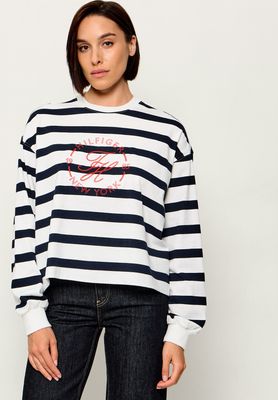Bluzka damska casualowa Tommy Hilfiger ze sklepu: Gomez Fashion Store w kategorii: Bluzki damskie - zdjęcie 874714-BD9-10338_TH264W000035G92
