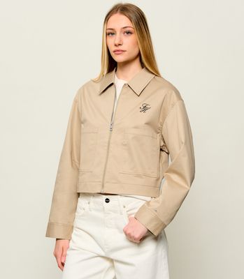 Kurtka damska na wiosnę casualowa Tommy Hilfiger ze sklepu: Gomez Fashion Store w kategorii: Kurtki damskie - zdjęcie 874714-BD9-10338_TH264W000054O53