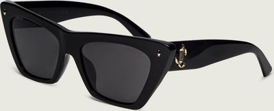 Okulary przeciwsłoneczne damskie letni Jimmy Choo ze sklepu: Gomez Fashion Store w kategorii: Okulary przeciwsłoneczne damskie - zdjęcie 874714-BD9-10338_JI262W000003810