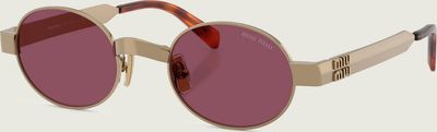 MIU MIU - Okulary przeciwsłoneczne damskie na wiosnę casual ze sklepu: Gomez Fashion Store w kategorii: Okulary przeciwsłoneczne damskie - zdjęcie 874714-BD9-10338_IU262W000013109