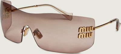 Okulary przeciwsłoneczne damskie casualowy MIU MIU ze sklepu: Gomez Fashion Store w kategorii: Okulary przeciwsłoneczne damskie - zdjęcie 874714-BD9-10338_IU262W000015070