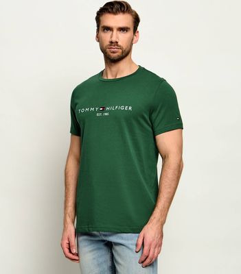T-shirt męski na lato Tommy Hilfiger ze sklepu: Gomez Fashion Store w kategorii: T-shirty męskie - zdjęcie 874714-BD9-10338_TH264M000072ZF1