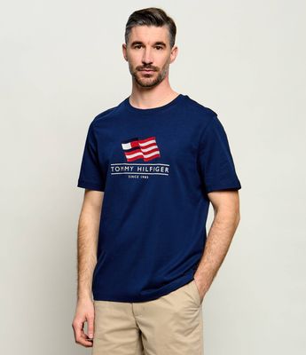 Tommy Hilfiger - T-shirt męski ze sklepu: Gomez Fashion Store w kategorii: T-shirty męskie - zdjęcie 874714-BD9-10338_TH264M000078F32