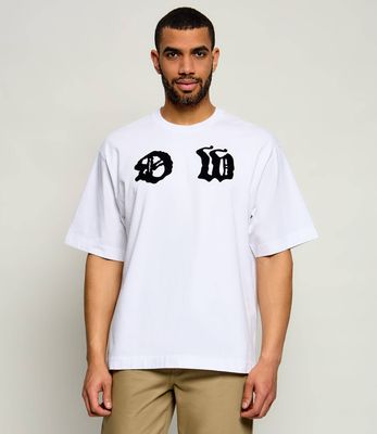 T-shirt męski na lato Off White ze sklepu: Gomez Fashion Store w kategorii: T-shirty męskie - zdjęcie 874714-BD9-10338_OF262M000039081