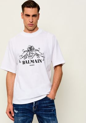 T-shirt męski BALMAIN ze sklepu: Gomez Fashion Store w kategorii: T-shirty męskie - zdjęcie 874714-BD9-10338_BA264M000008016