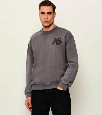 Bluza męska klasyczny na jesień AllSaints ze sklepu: Gomez Fashion Store w kategorii: Bluzy męskie - zdjęcie 874714-BD9-10338_AA264M000010000