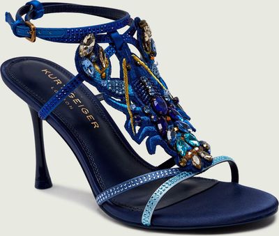 Sandały damskie na wiosnę Kurt Geiger ze sklepu: Gomez Fashion Store w kategorii: Sandały damskie - zdjęcie 874714-BD9-10338_KG264W000089043