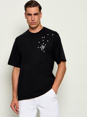 T-shirt męski elegancki Dolce & Gabbana ze sklepu: Gomez Fashion Store w kategorii: T-shirty męskie - zdjęcie 874714-BD9-10338_DG264M000004070