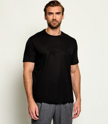 Paul&Shark - T-shirt męski casualowy ze sklepu: Gomez Fashion Store w kategorii: T-shirty męskie - zdjęcie 874714-BD9-10338_PU264M000013011