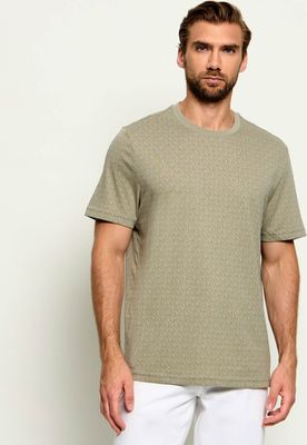 T-shirt męski elegancki Michael Kors ze sklepu: Gomez Fashion Store w kategorii: T-shirty męskie - zdjęcie 874714-BD9-10338_MK264M000002386