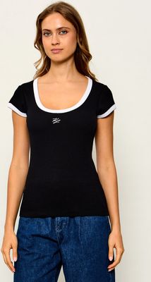 Bluzka damska na zimę Karl Lagerfeld ze sklepu: Gomez Fashion Store w kategorii: Bluzki damskie - zdjęcie 874714-BD9-10338_KL264W000079666