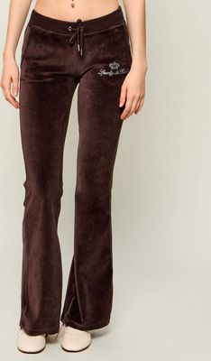 Spodnie damskie bez wzorów Sporty&Rich ze sklepu: Gomez Fashion Store w kategorii: Spodnie damskie - zdjęcie 874714-BD9-10338_TY262W000038019