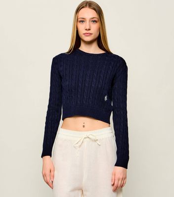 Sweter damski na zimę Sporty&Rich ze sklepu: Gomez Fashion Store w kategorii: Swetry damskie - zdjęcie 874714-BD9-10338_TY262W000079007
