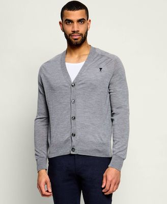 Sweter męski casual AMI Paris ze sklepu: Gomez Fashion Store w kategorii: Swetry męskie - zdjęcie 874714-BD9-10338_AI262M000009051