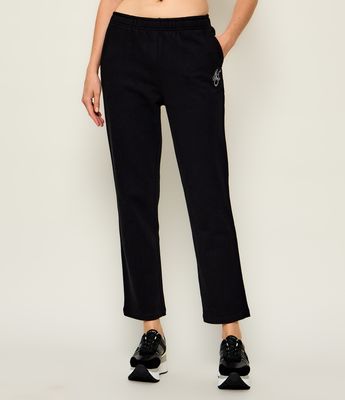 Spodnie damskie eleganckie Liu Jo Sport ze sklepu: Gomez Fashion Store w kategorii: Spodnie damskie - zdjęcie 874714-BD9-10338_LS264W000009222
