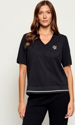 Bluzka damska casualowa Liu Jo Sport ze sklepu: Gomez Fashion Store w kategorii: Bluzki damskie - zdjęcie 874714-BD9-10338_LS264W000011859