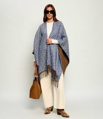 Ponczo Liu Jo ze sklepu: Gomez Fashion Store w kategorii: Poncza - zdjęcie 874714-BD9-10338_LC265W000116740