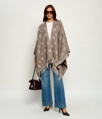 Ponczo Liu Jo ze sklepu: Gomez Fashion Store w kategorii: Poncza - zdjęcie 874714-BD9-10338_LC265W000117K04