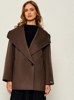 Płaszcz damski casualowy Marella SPORT ze sklepu: Gomez Fashion Store w kategorii: Płaszcze damskie - zdjęcie 874714-BD9-10338_MR264W000003002
