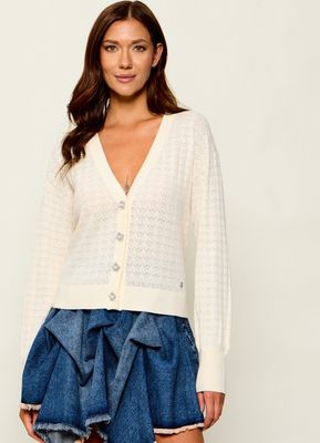 Sweter damski casual Guess ze sklepu: Gomez Fashion Store w kategorii: Swetry damskie - zdjęcie 874714-BD9-10338_GJ264W000045H47